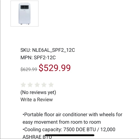 Shine co air conditioner - Picture 2 of 3